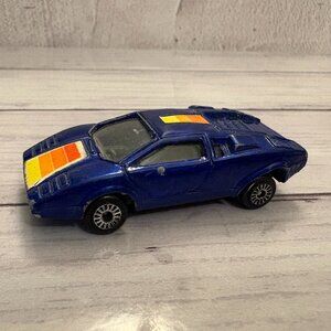 Zylmex Zee 1980's Lamborghini Countach D61 Blue 1:64 Hong Kong (SKU: 233TO)